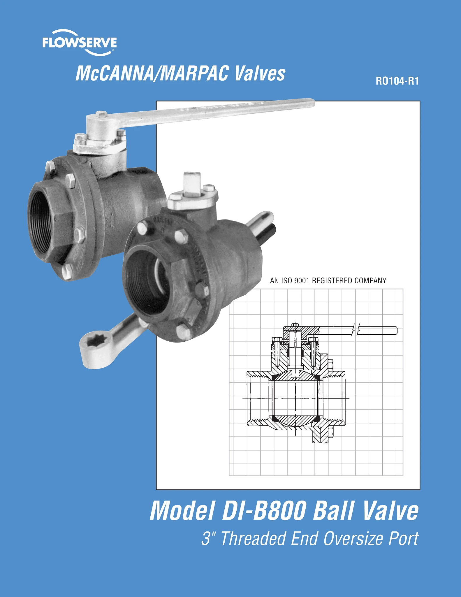 McCANNA/MARPAC DI-B800球阀手册