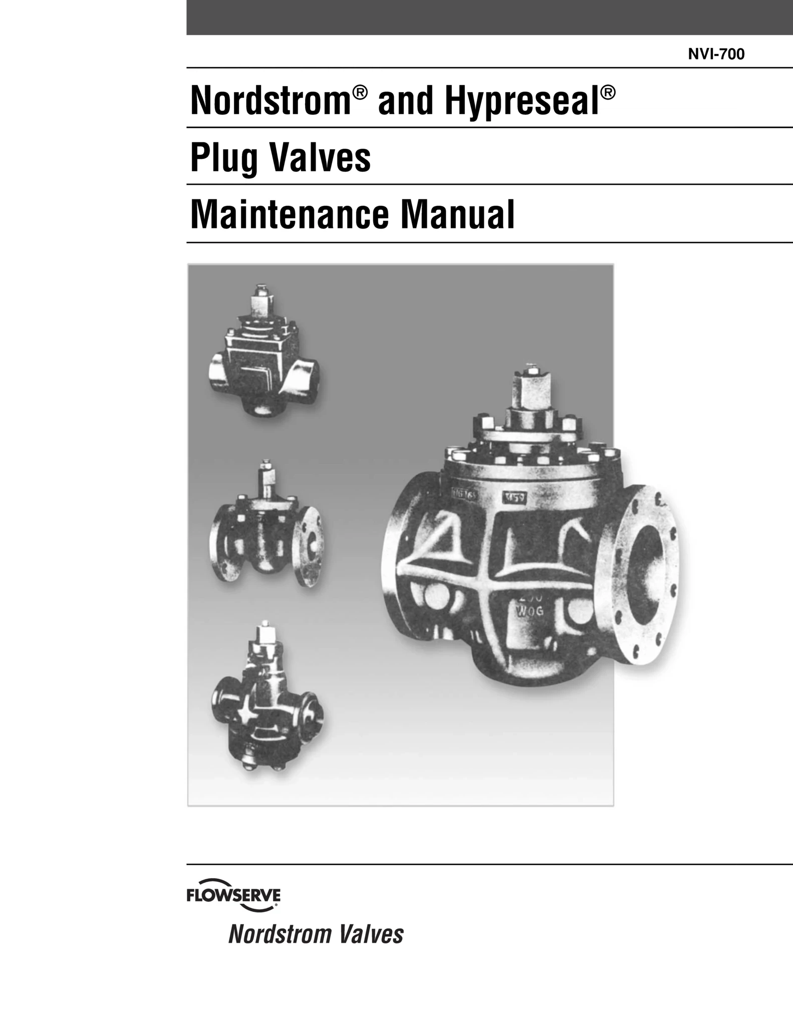 Nordstrom和Hypreseal旋塞阀使用说明（IOM）