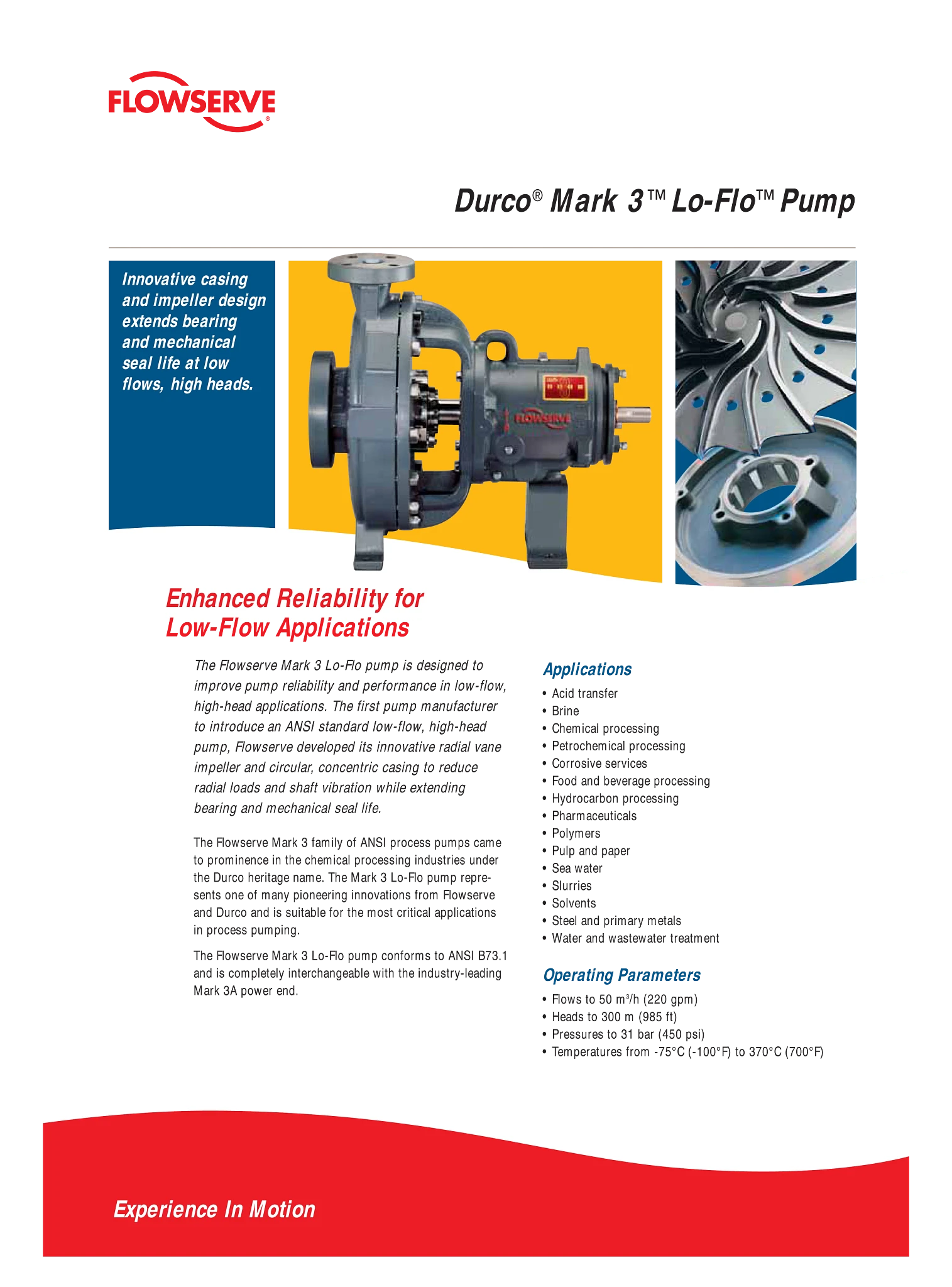 Durco Mark 3 Lo-Flo 泵-单页