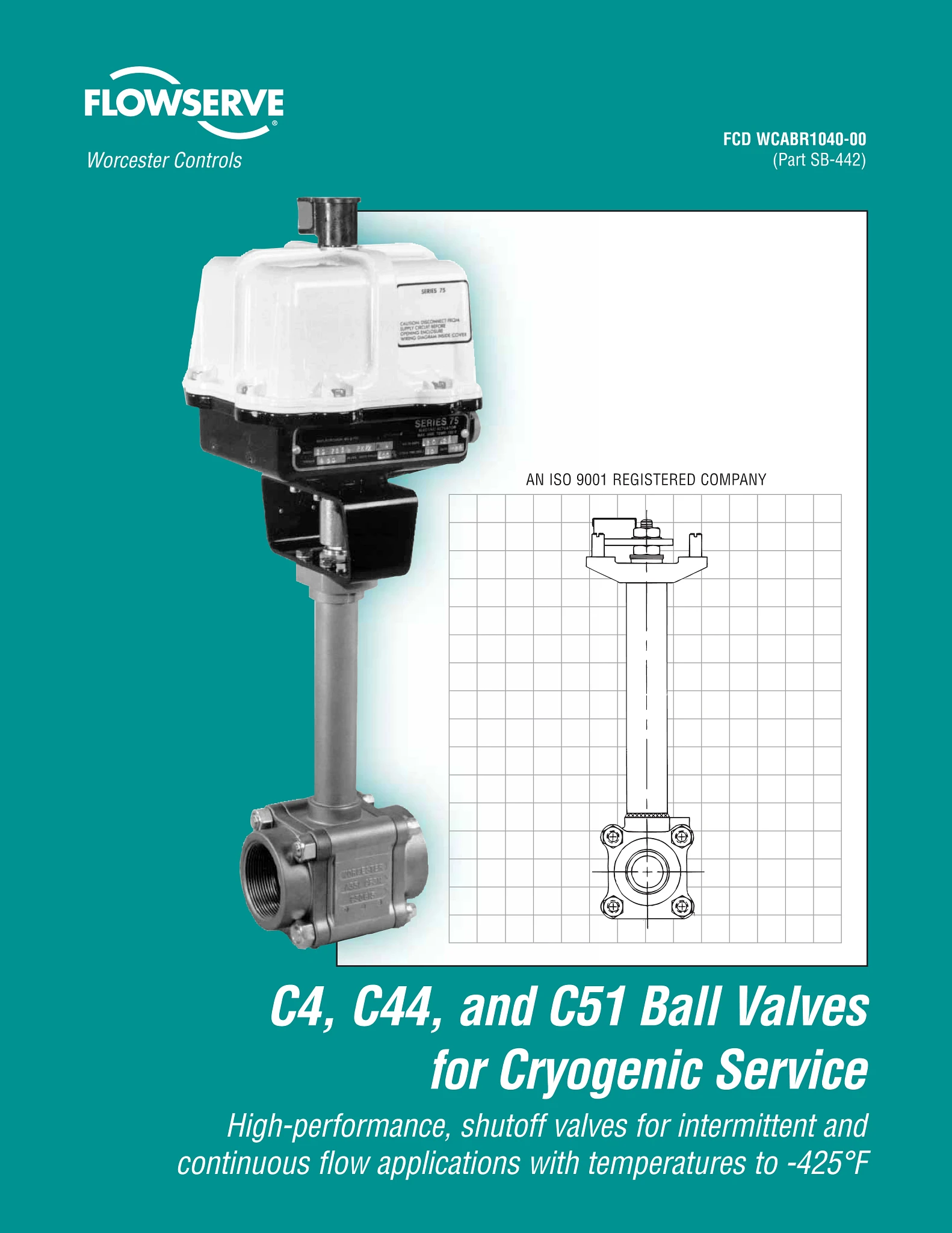 Worcester Controls C4、C44、C51系列低温球形阀手册（美洲）