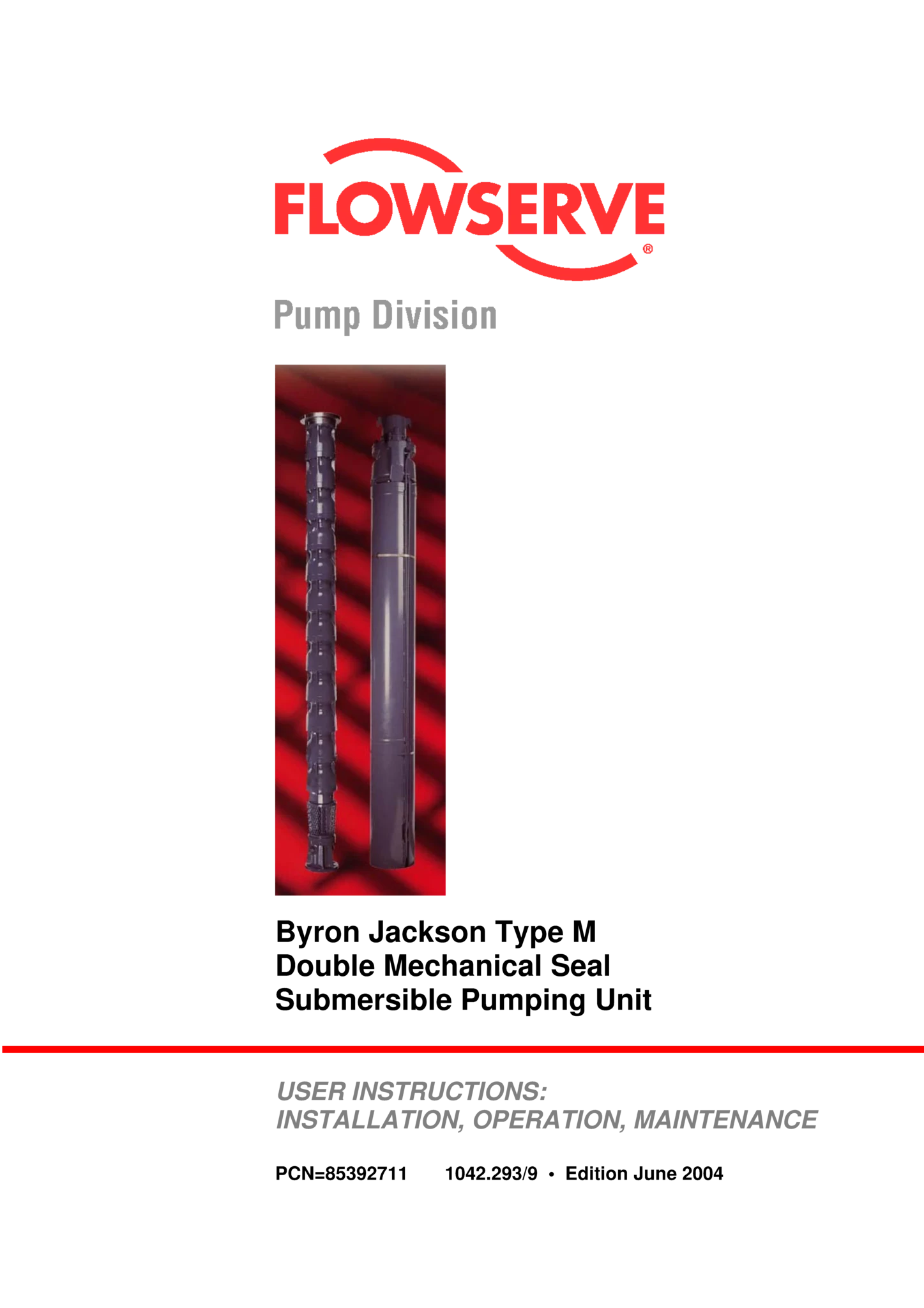 Byron Jackson M型泵使用说明