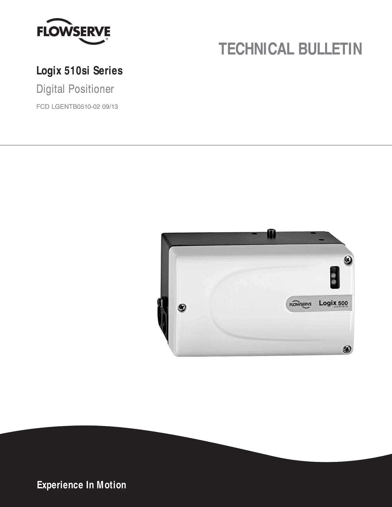 Logix 510si数字定位器 - 技术公告