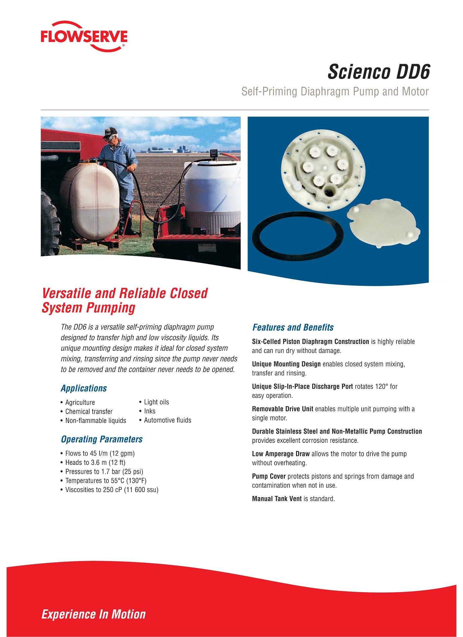 Scienco DD6泵公告
