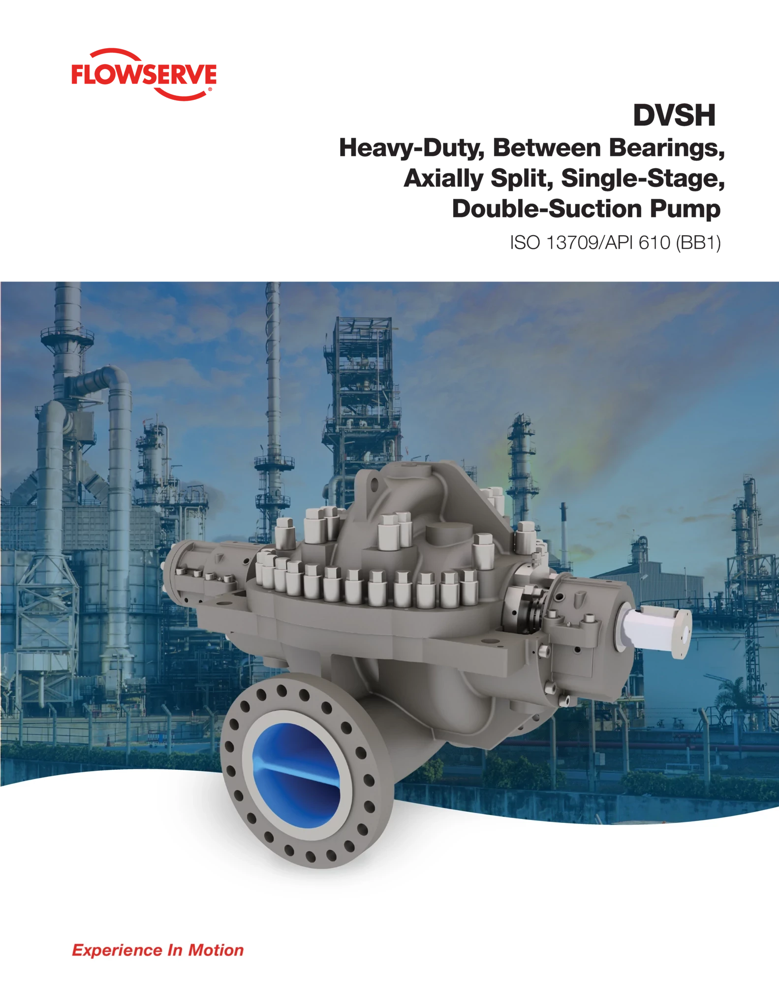 DVSH重型、轴承之间、轴向剖分、单级、双吸泵 - 手册