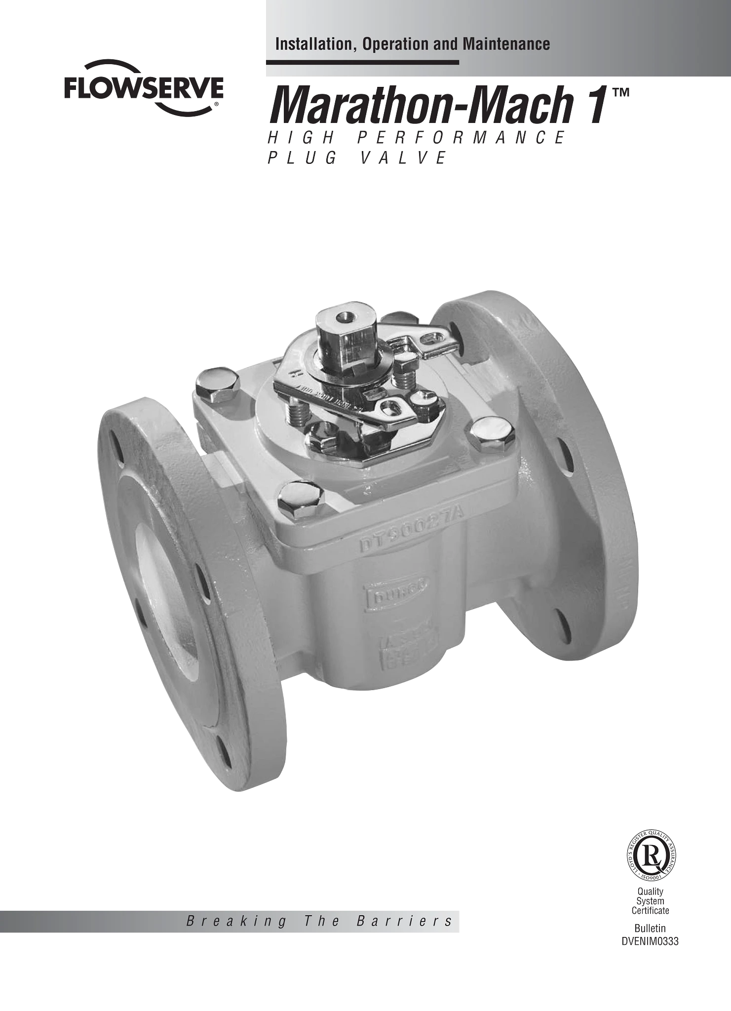 Durco Marathon-Mach 1使用说明书