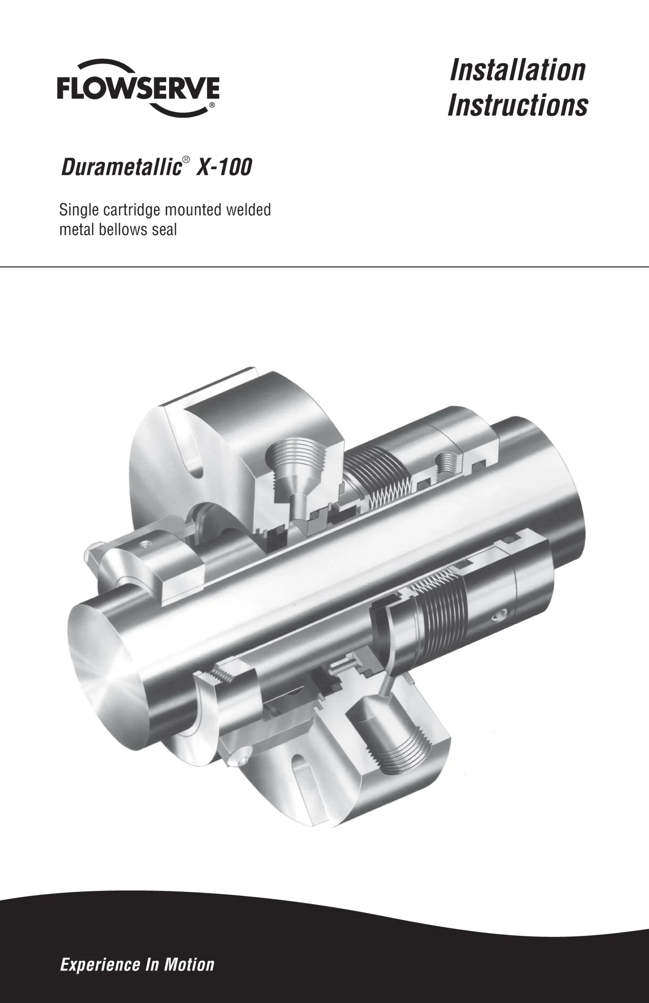 X-100密封安装说明书