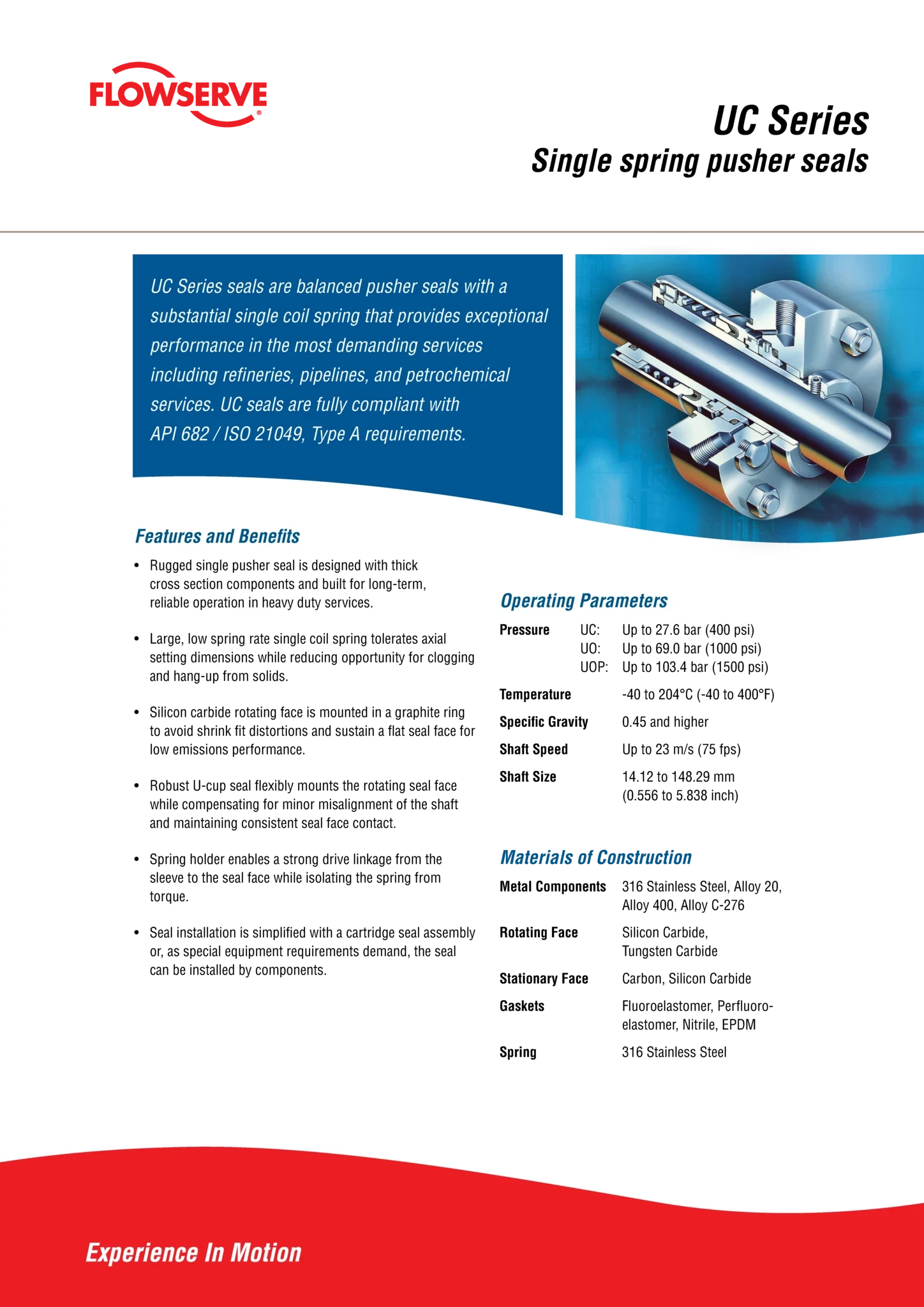 UC系列密封手册