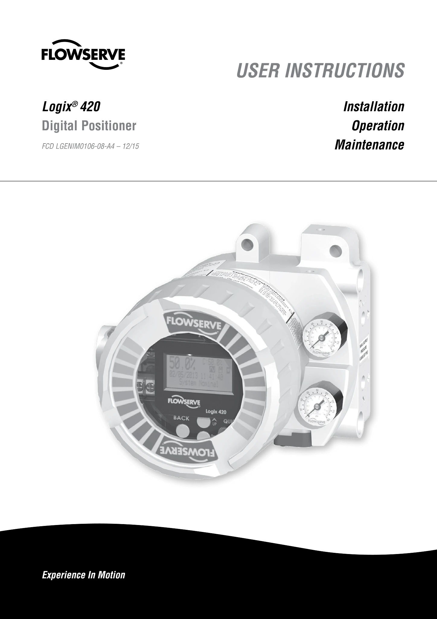 Logix420数字定位器用户手册