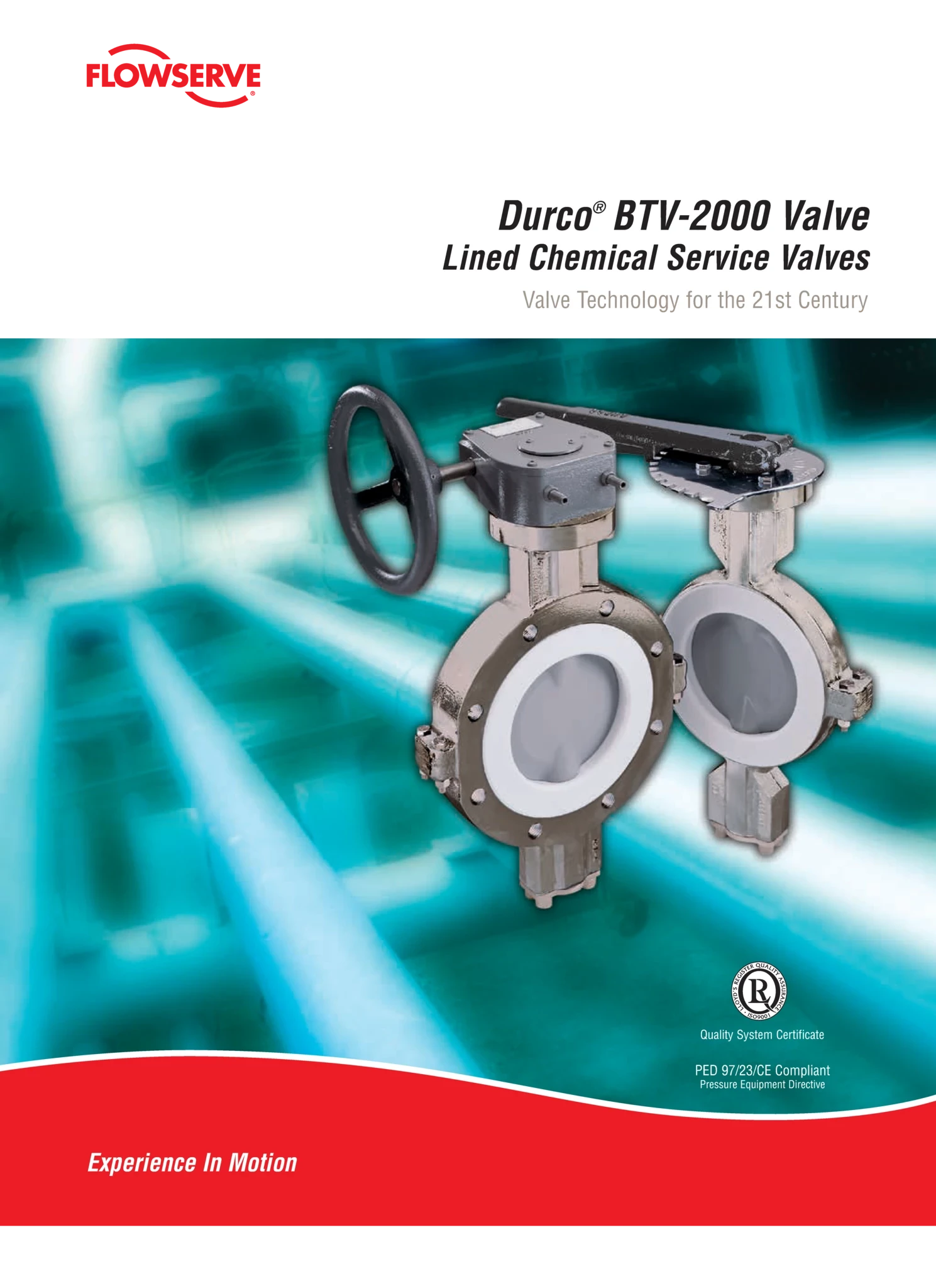 Durco BTV 2000内衬蝶阀技术手册