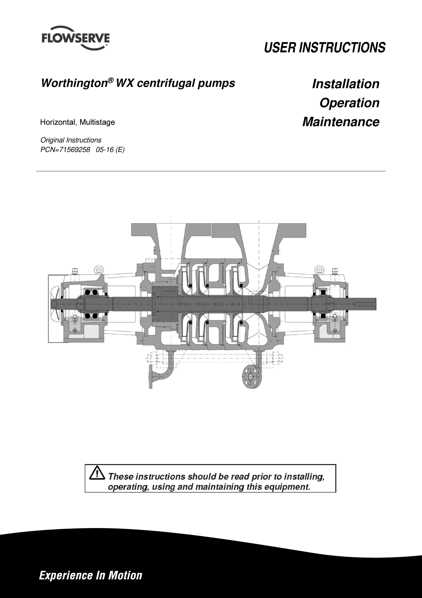 WX离心泵使用说明