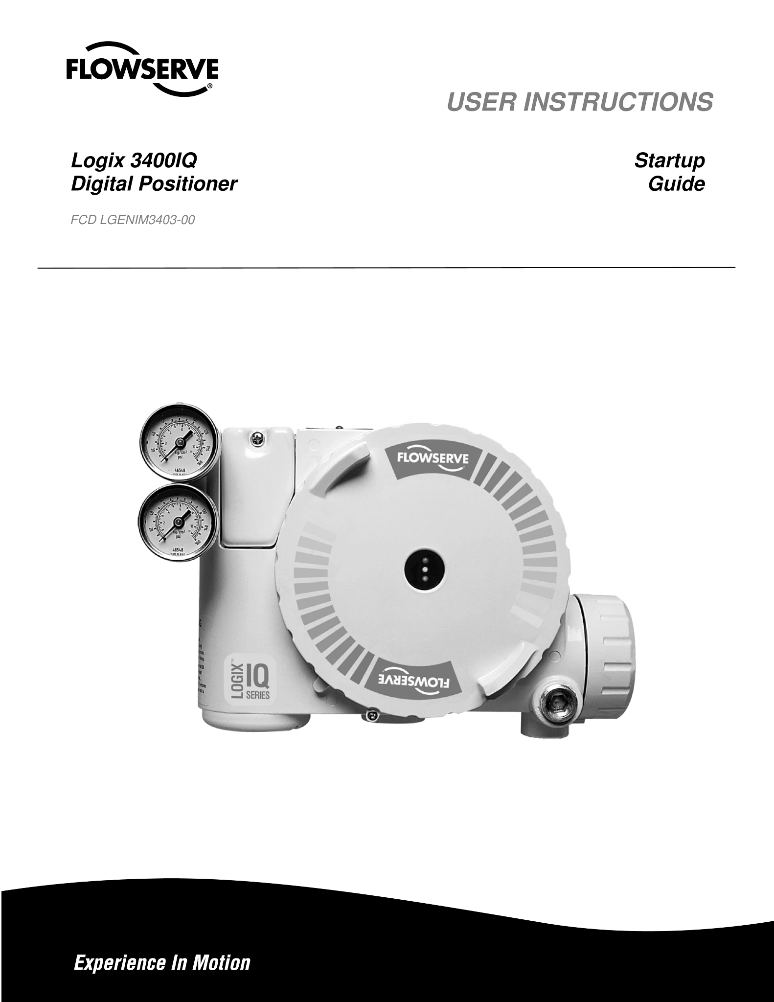 Logix 3400IQ数字定位器启动指南
