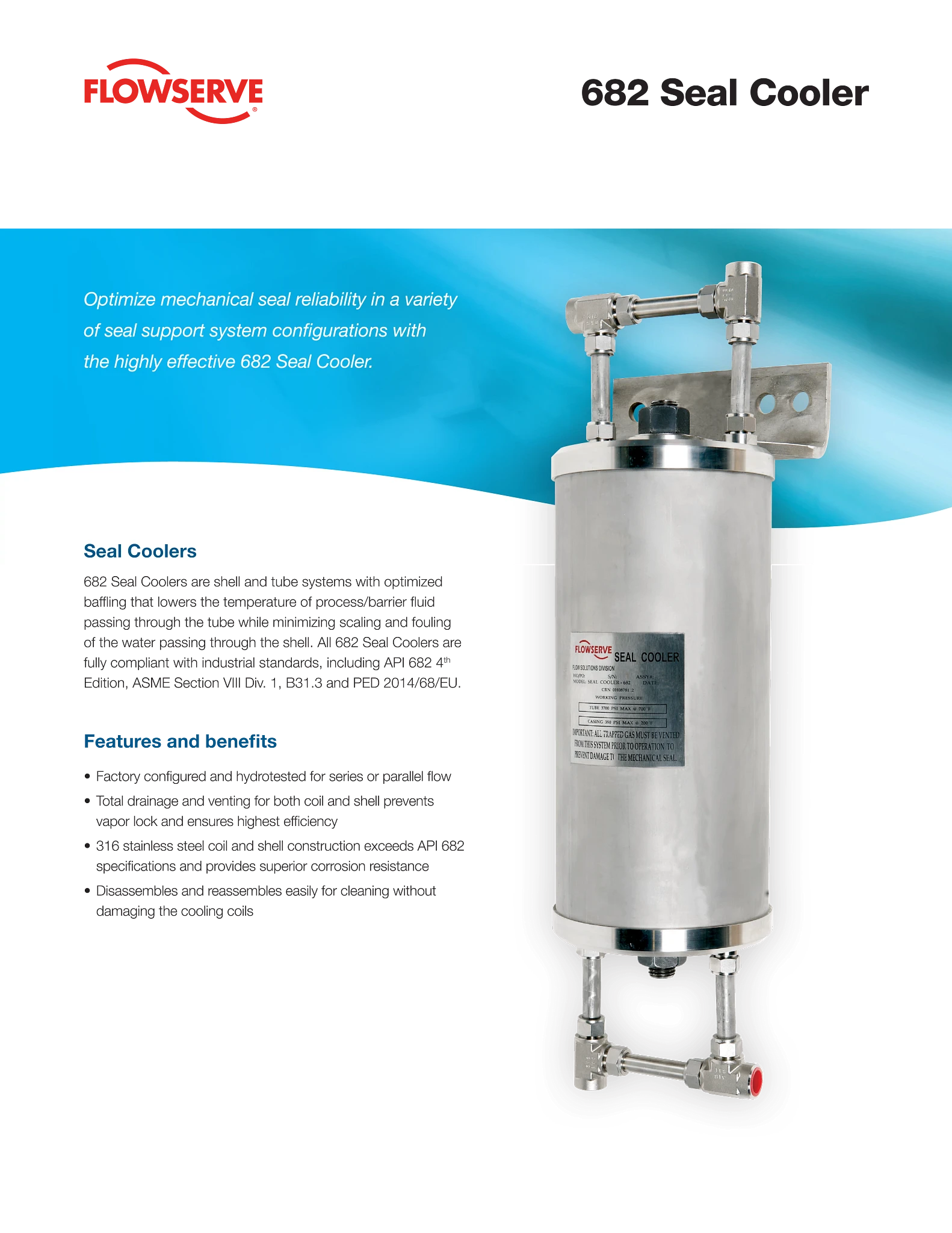 682密封冷却器 - 宣传单