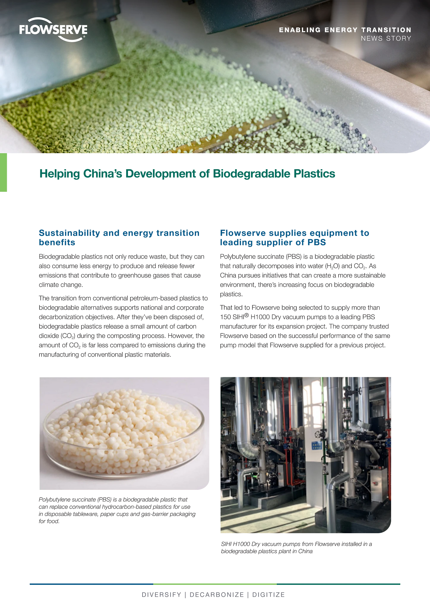 助力中国开发可生物降解塑料 - 能源转型新闻故事