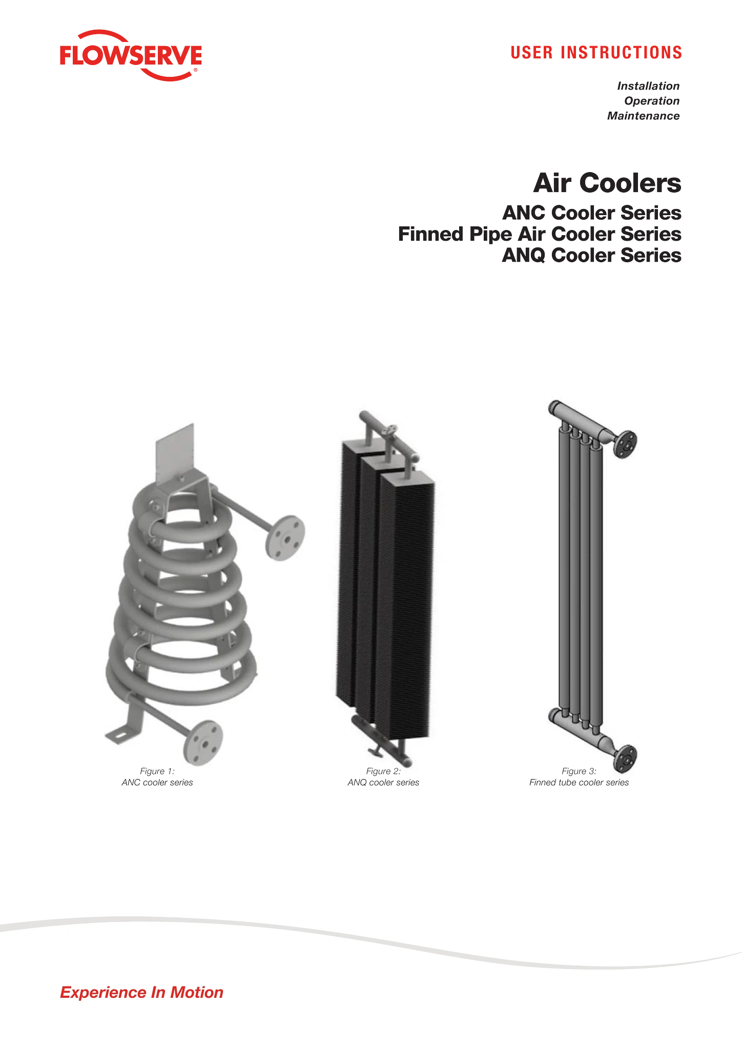空气冷却器（ANC、翅片管和 ANQ 冷却器系列） - IOM